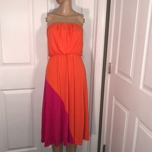 American Rag Cie Pink /Orange Dress. NWT. S